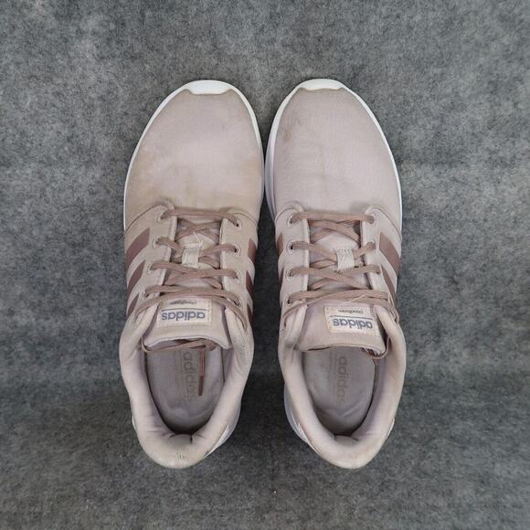 Adidas Shoes Womens 8.5 Athletic Trainers Cloudfoam Qt Racer Running Active Walk - Picture 7 of 14